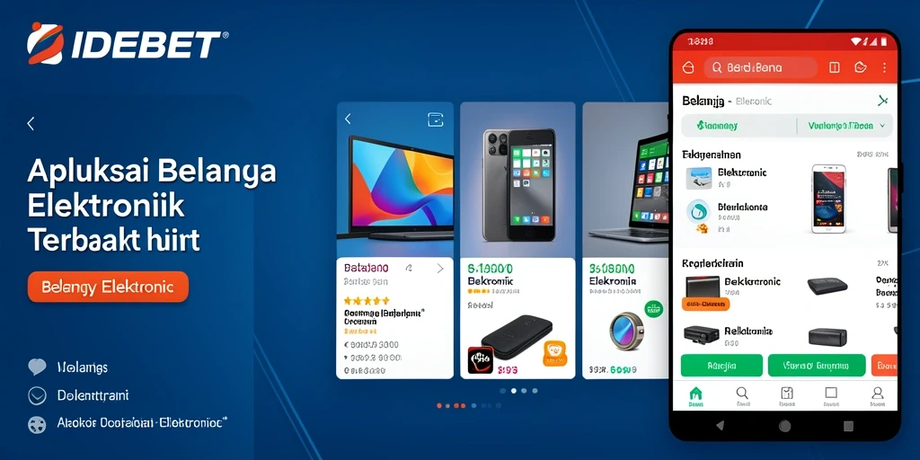 Tampilan antarmuka utama aplikasi IDEBET yang menarik dan user-friendly.