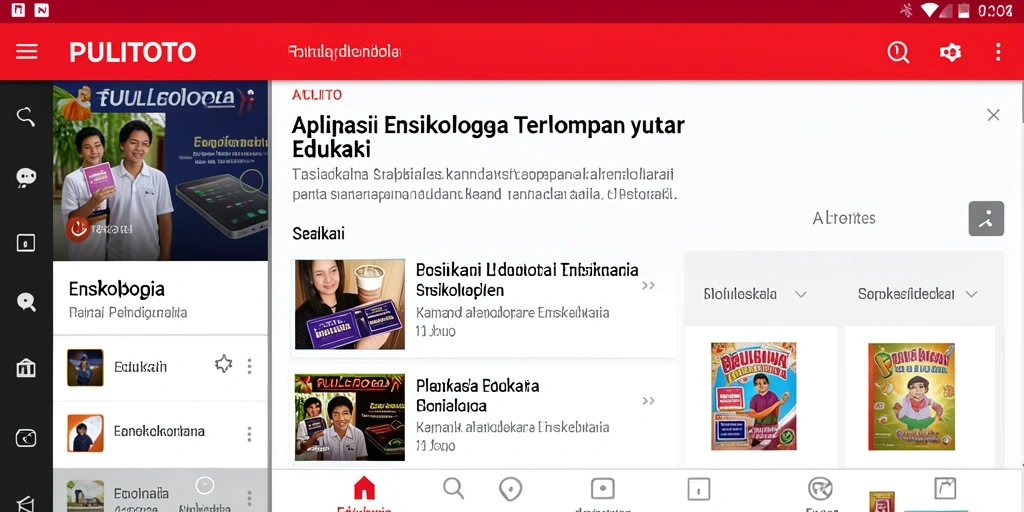 Antarmuka pengguna PULITOTO yang ramah dan informatif.