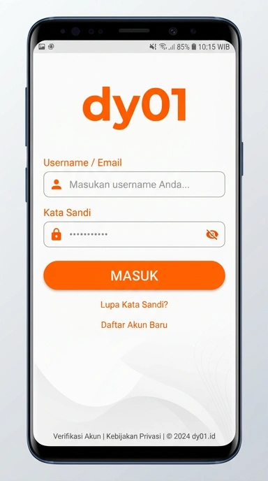 Panduan Masuk Akun dy01 untuk Pengguna Android